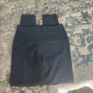 Athleta Transcend Blue Grey High Rise full length leggings